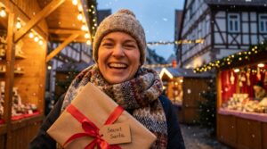ontdek de magie van secret santa en waag je geluk op sfeervolle kerstmarkten vol verrassingen en gezelligheid.